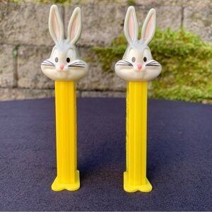 Vintage 1993 Bugs Bunny Pez Dispenser Yellow Stem Warner Bros Hungary 4966305